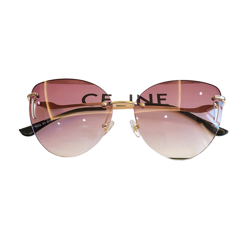 Frameless UV Protection Women Sunglasses Driving Glasses