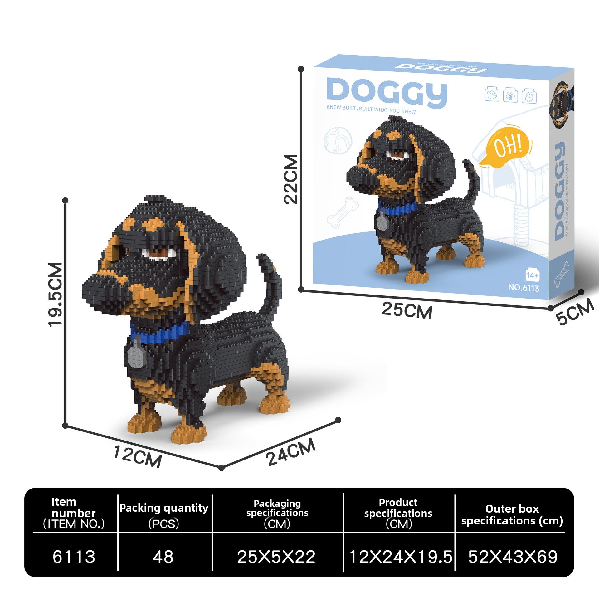 Free assembly educational toy building blocks