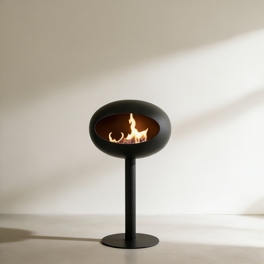 Freestanding Bioethanol Fireplace