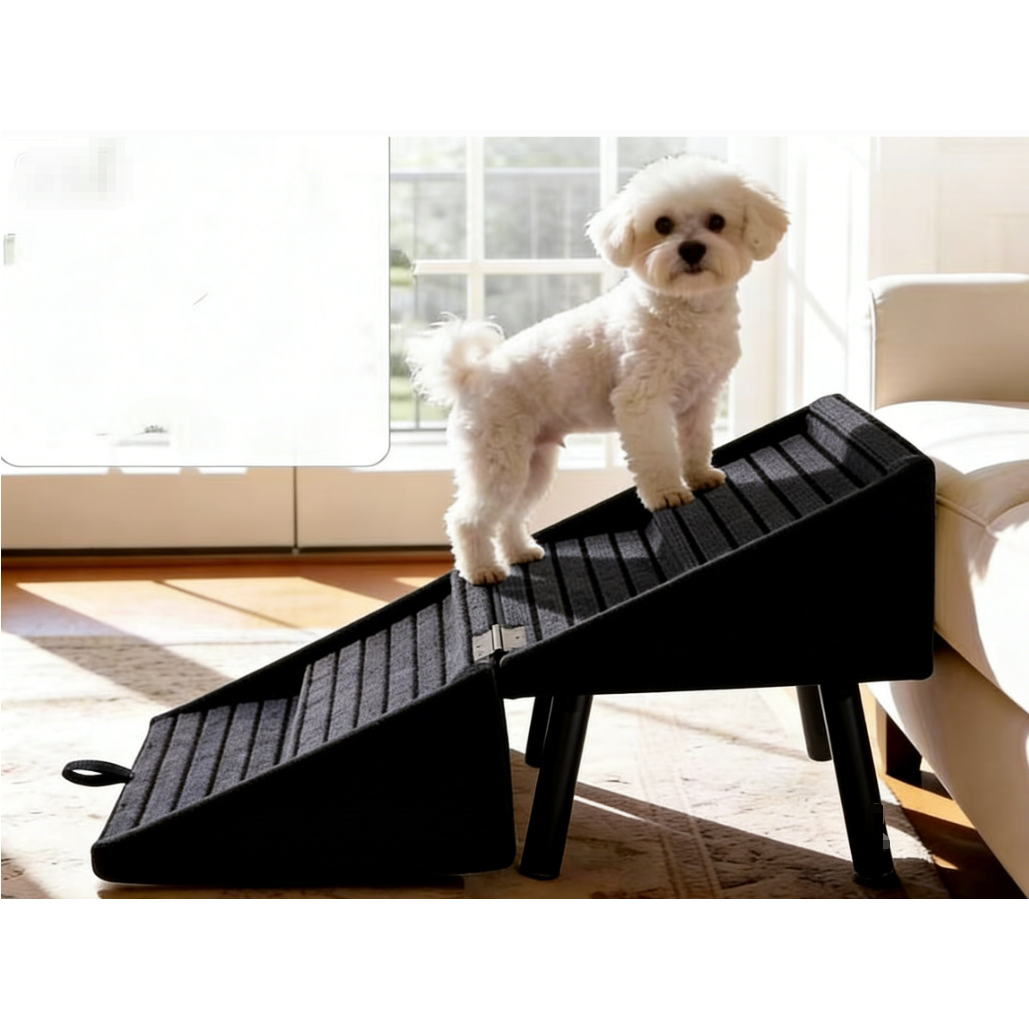 Freestanding Wooden Dog Ramp Stairs Suitable for Large, Medium, and Small Dogs Pet Supplies Leg Stool