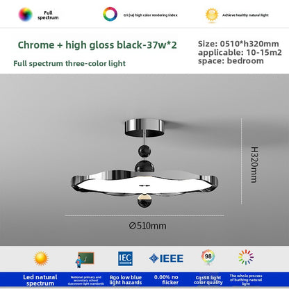 French Cream Style Full Spectrum LED Ceiling Lamp