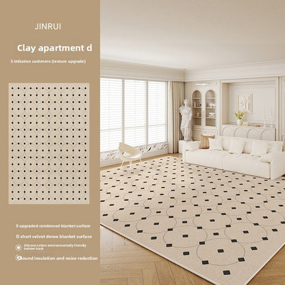 French Cream Style Polyester Carpet