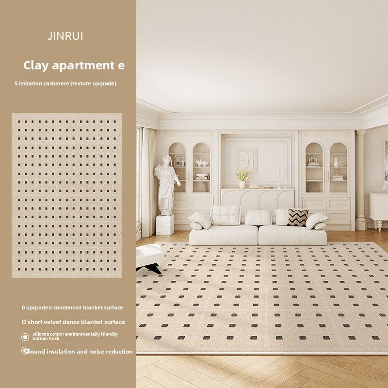 French Cream Style Polyester Carpet