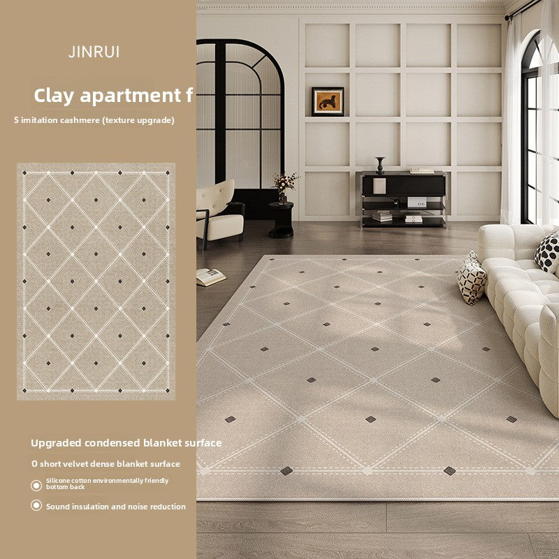 French Cream Style Polyester Carpet