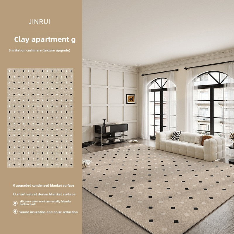 French Cream Style Polyester Carpet