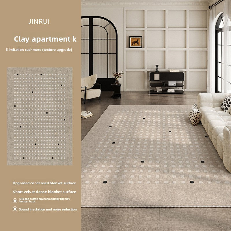 French Cream Style Polyester Carpet