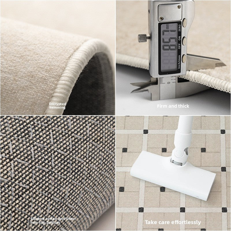 French Cream Style Polyester Carpet