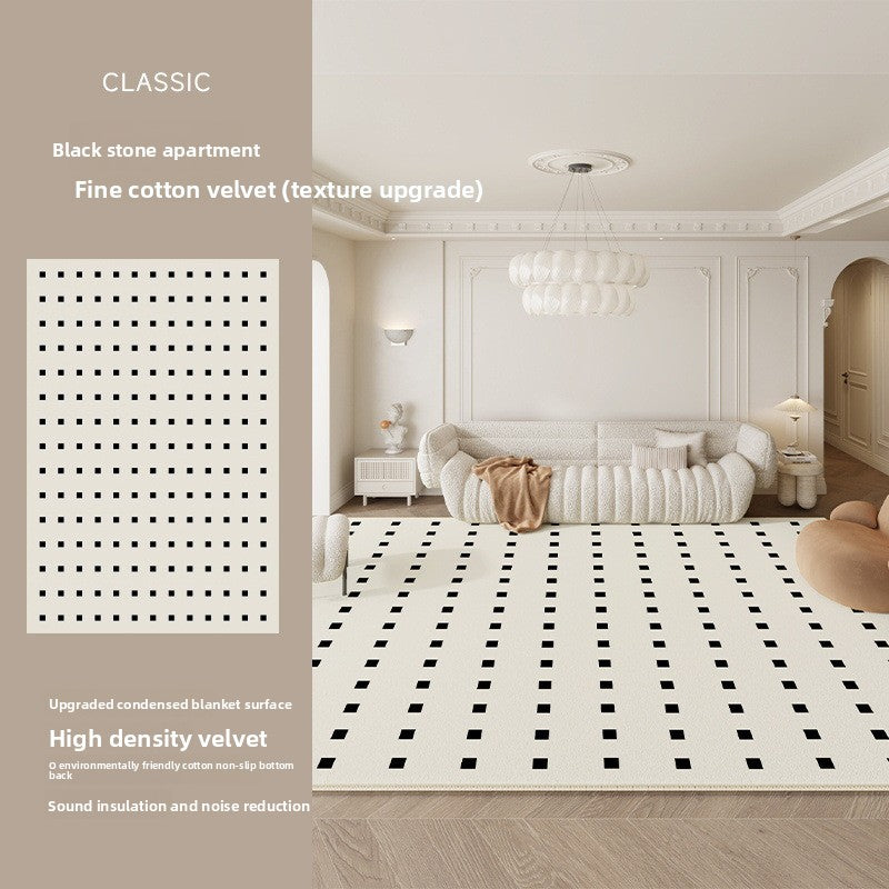 French Cream Style Polyester Carpet
