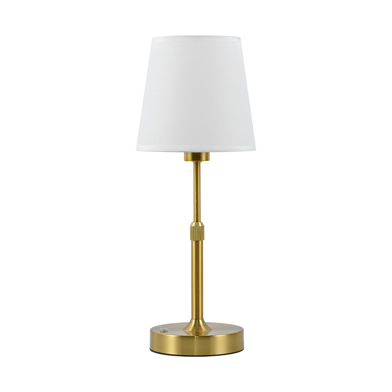 French Fabric Bedside Lamp