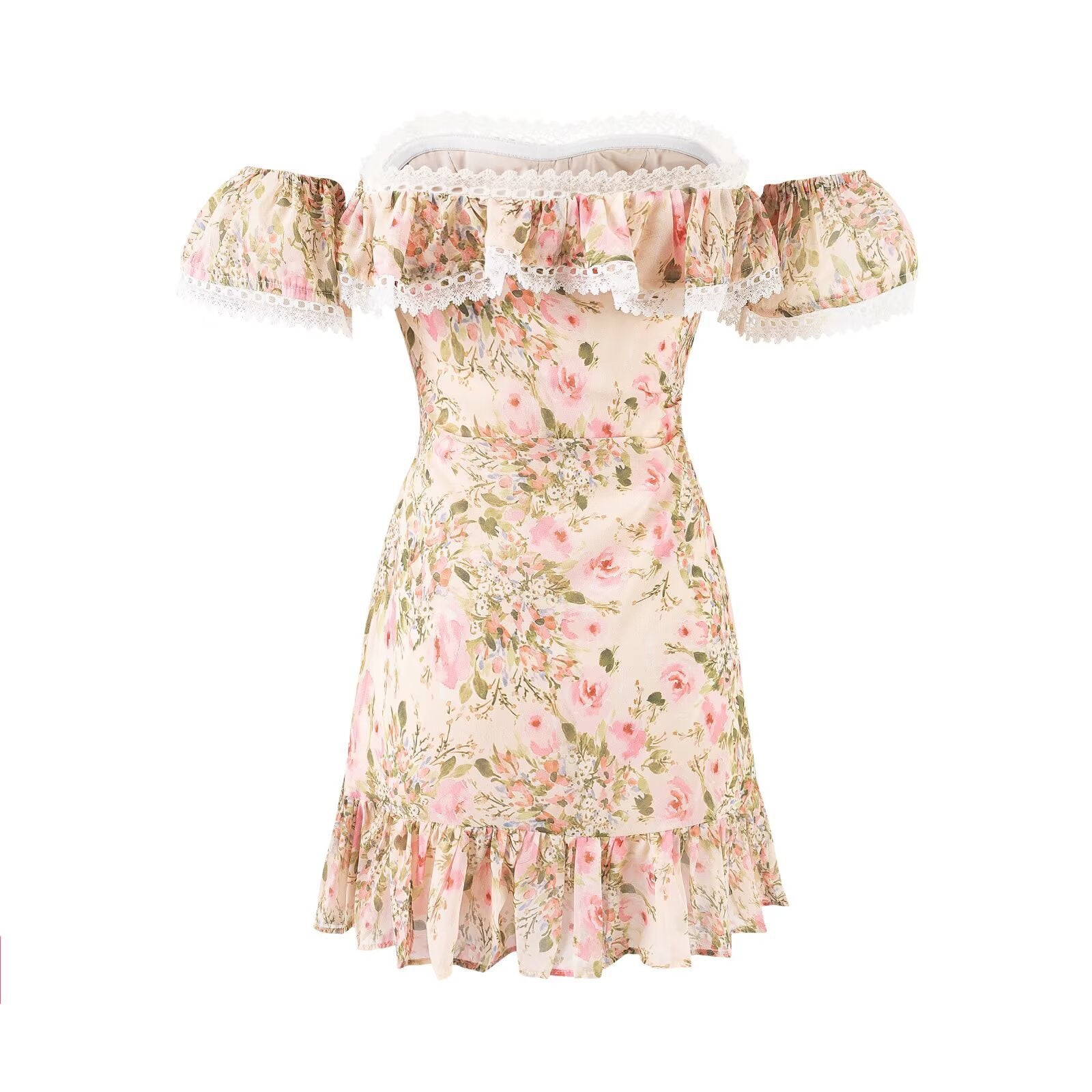 French Floral Summer Dress