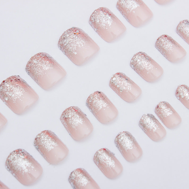 French Glitter Nail Patches