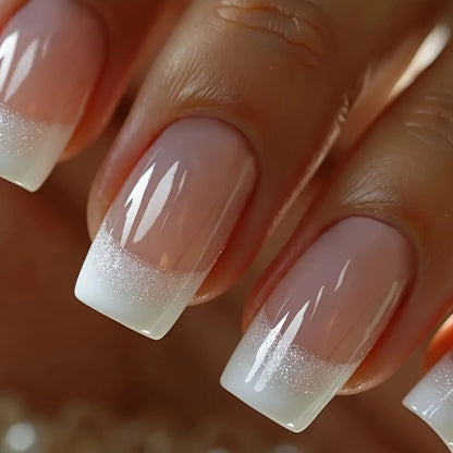 French Glitter Nail Patches