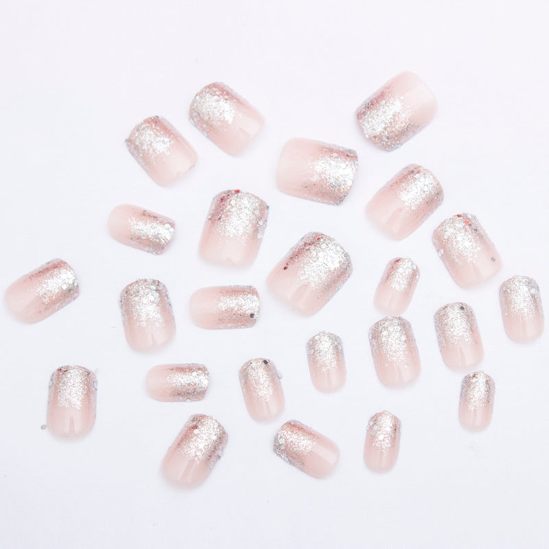 French Glitter Nail Patches