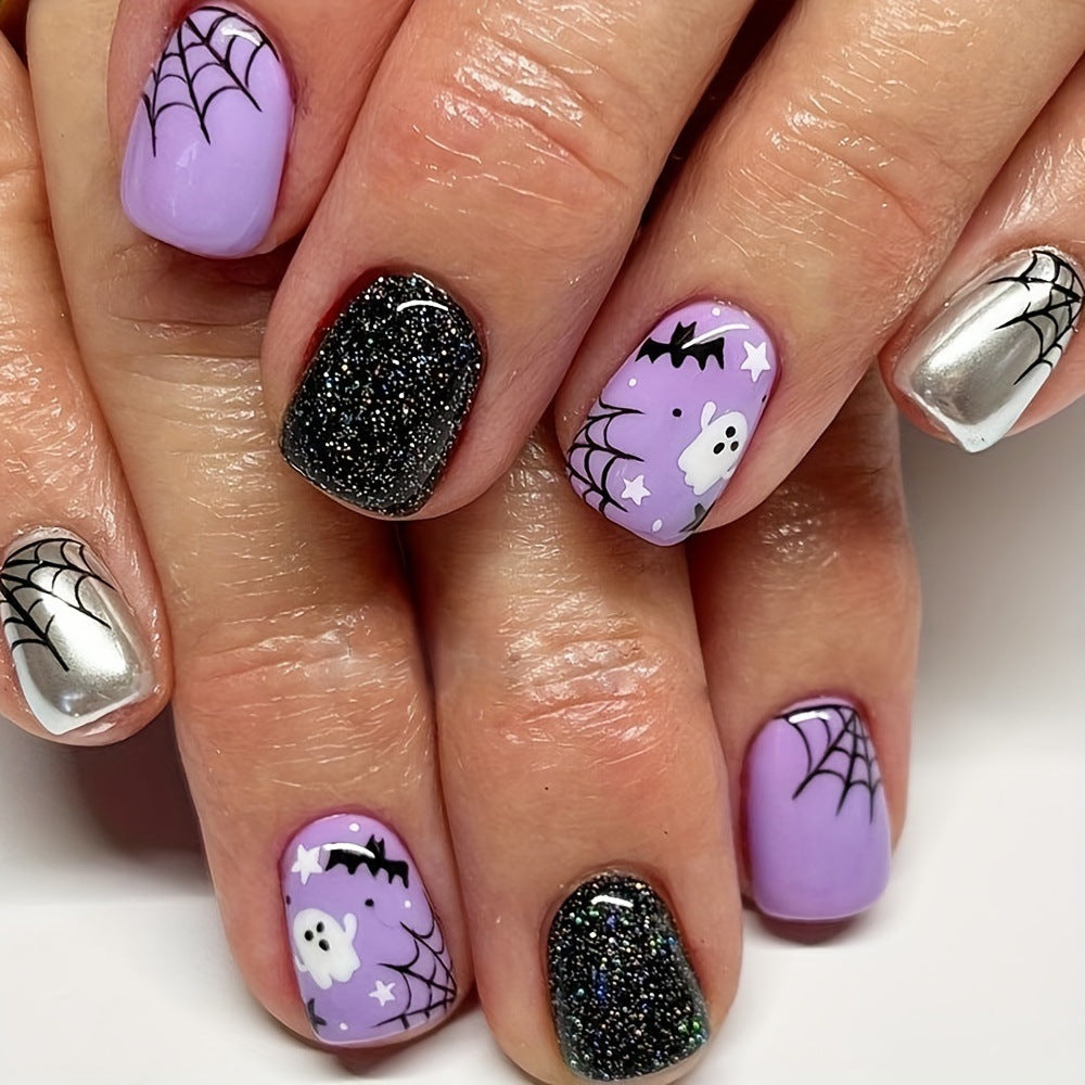French Glitter Nail Patches