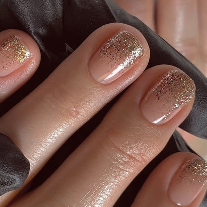 French Glitter Nail Patches