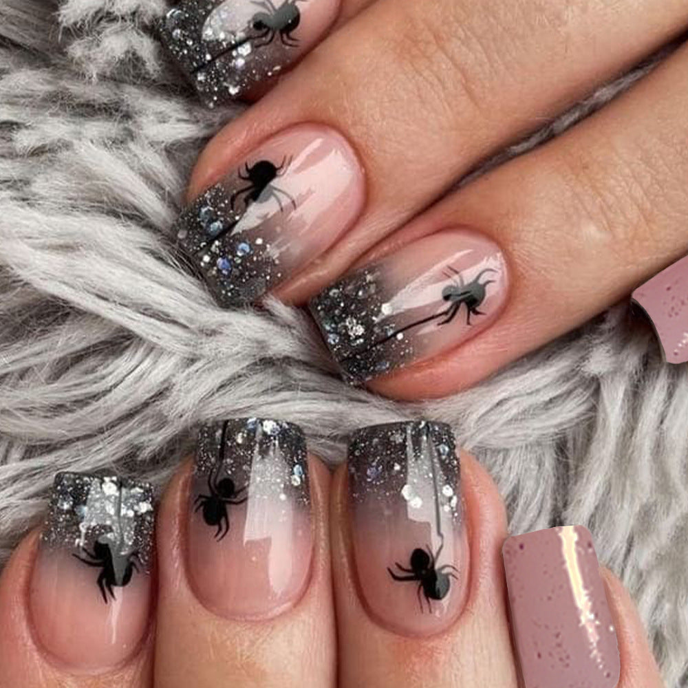 French Glitter Nail Patches