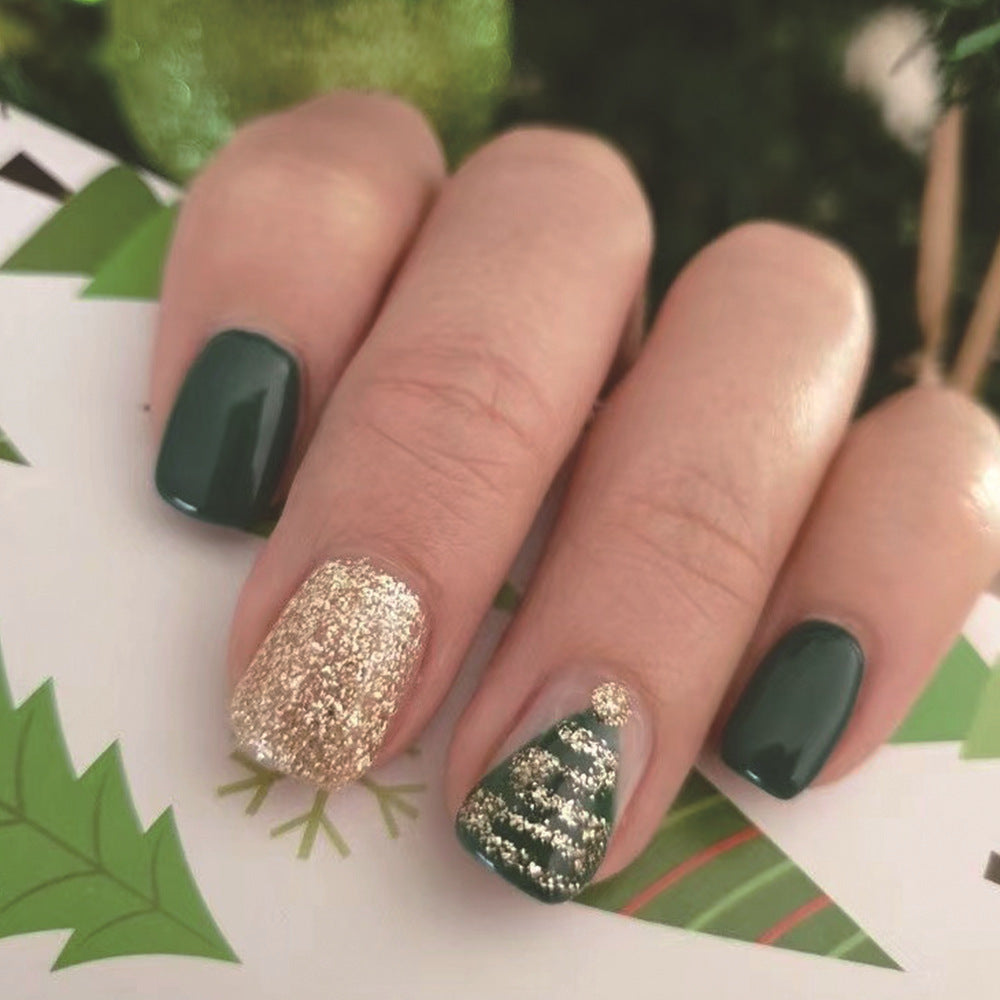 French Glitter Nail Patches