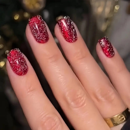 French Glitter Nail Patches