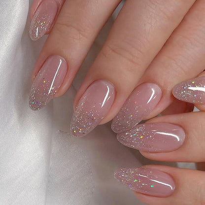 French Glitter Nail Patches