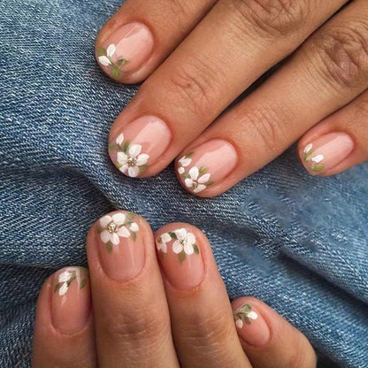 French Glitter Nail Patches