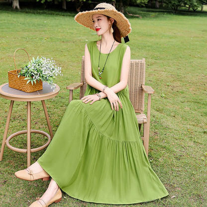French high-end dress for women in summer