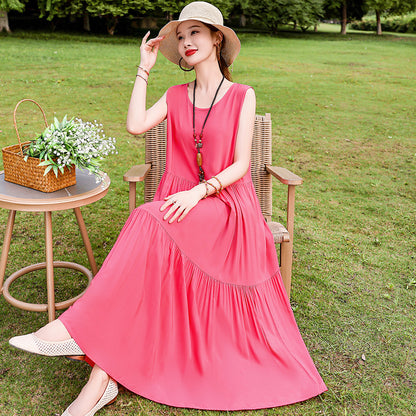 French high-end dress for women in summer