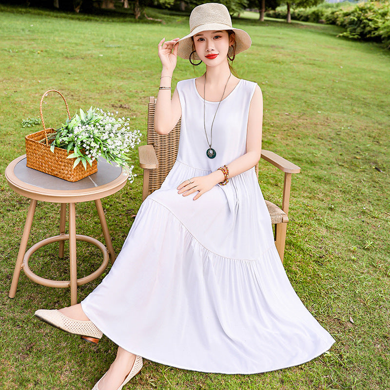 French high-end dress for women in summer