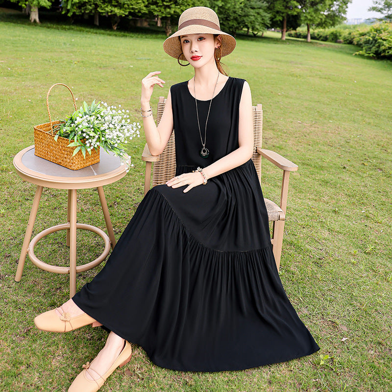 French high-end dress for women in summer