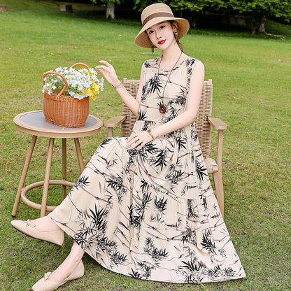 French high-end dress for women in summer