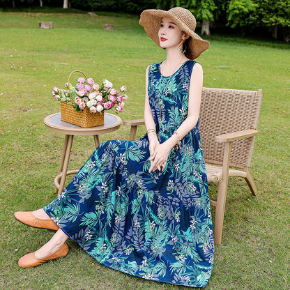 French high-end dress for women in summer