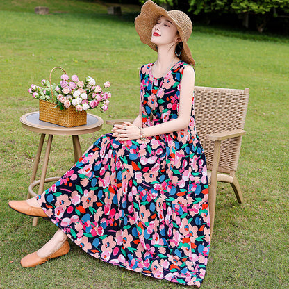 French high-end dress for women in summer
