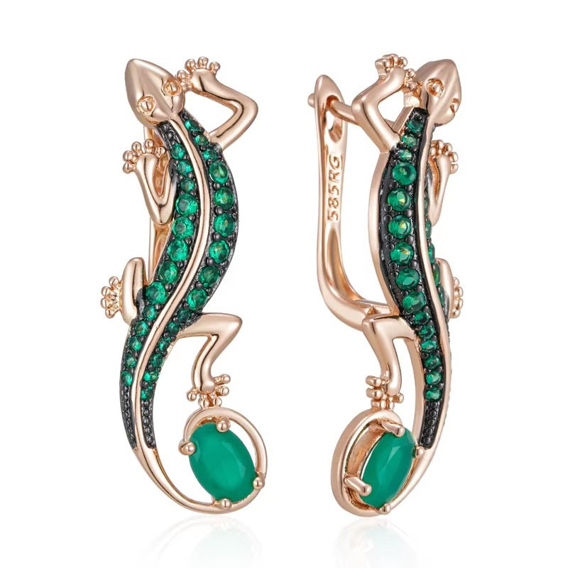 French Hollow Heart Earrings