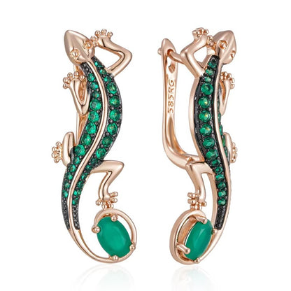 French Hollow Heart Earrings