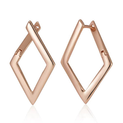 French Hollow Heart Earrings