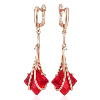 French Hollow Heart Earrings