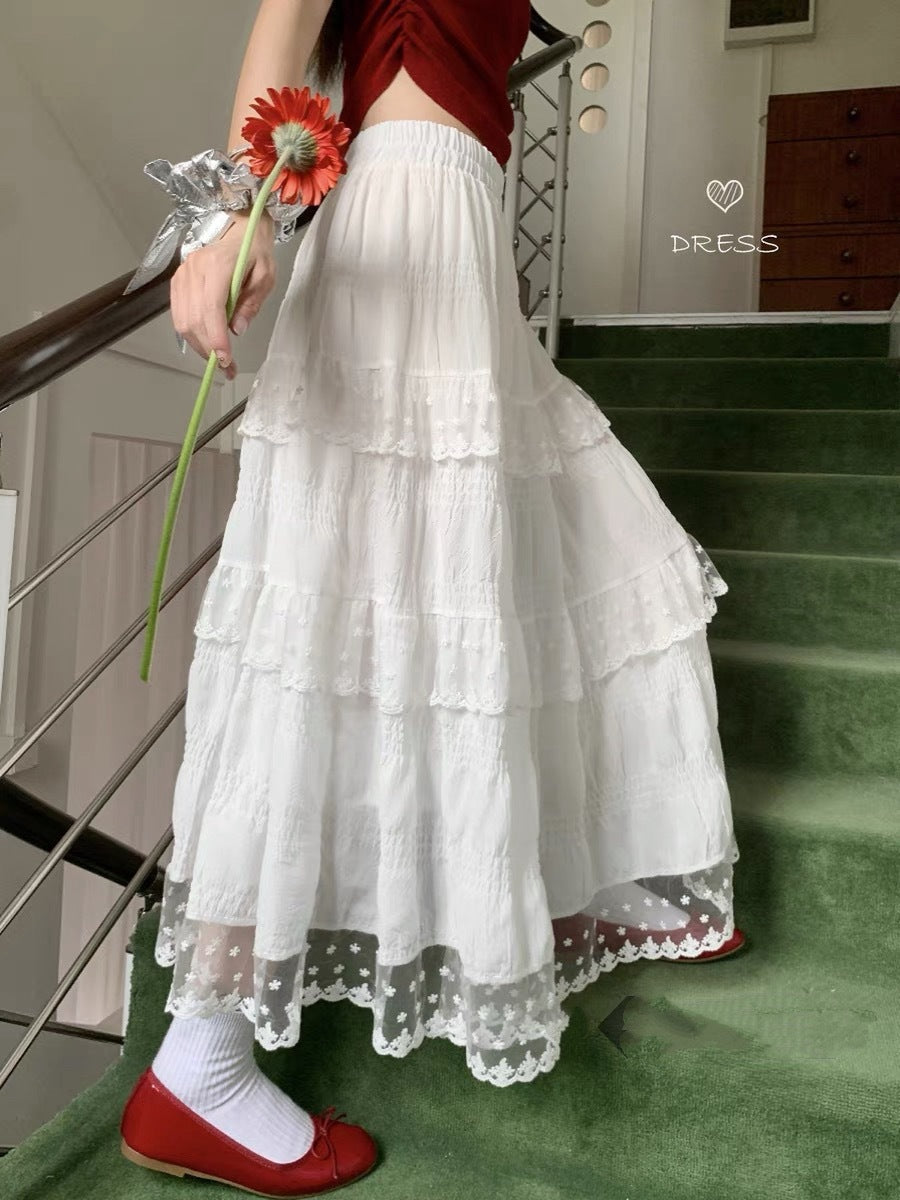 French lace midi dress