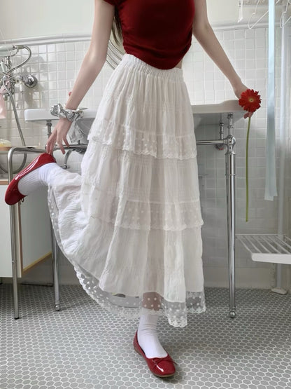 French lace midi dress