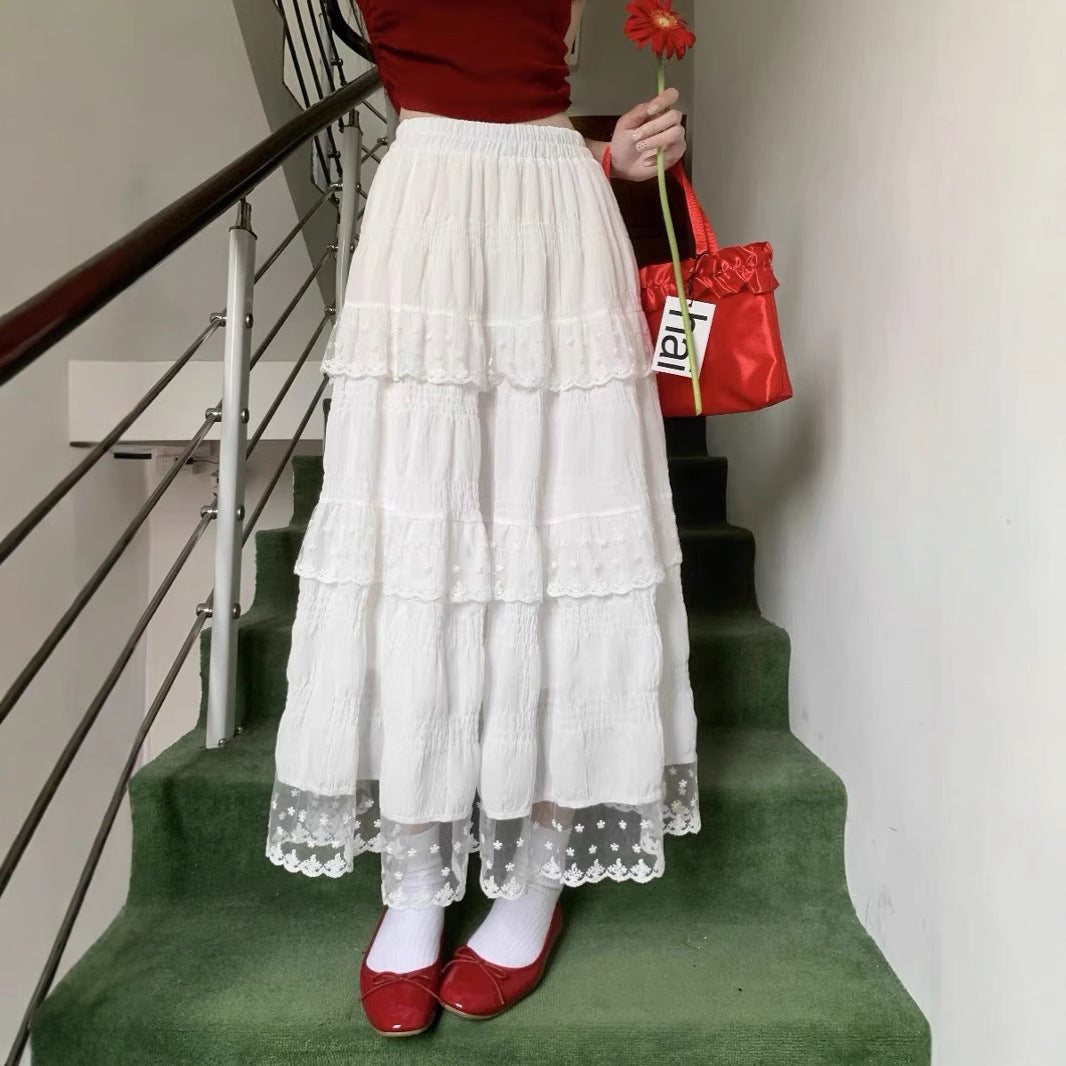 French lace midi dress