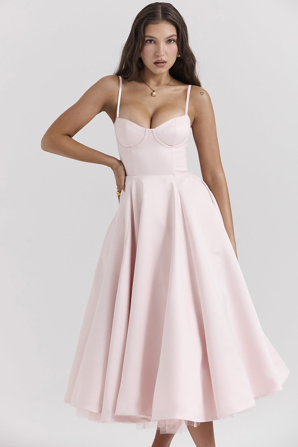 French Mesh Princess Dress with Large Swing
