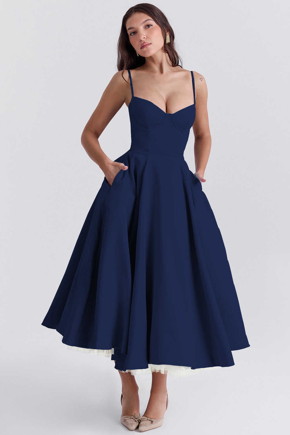 French Mesh Princess Dress with Large Swing