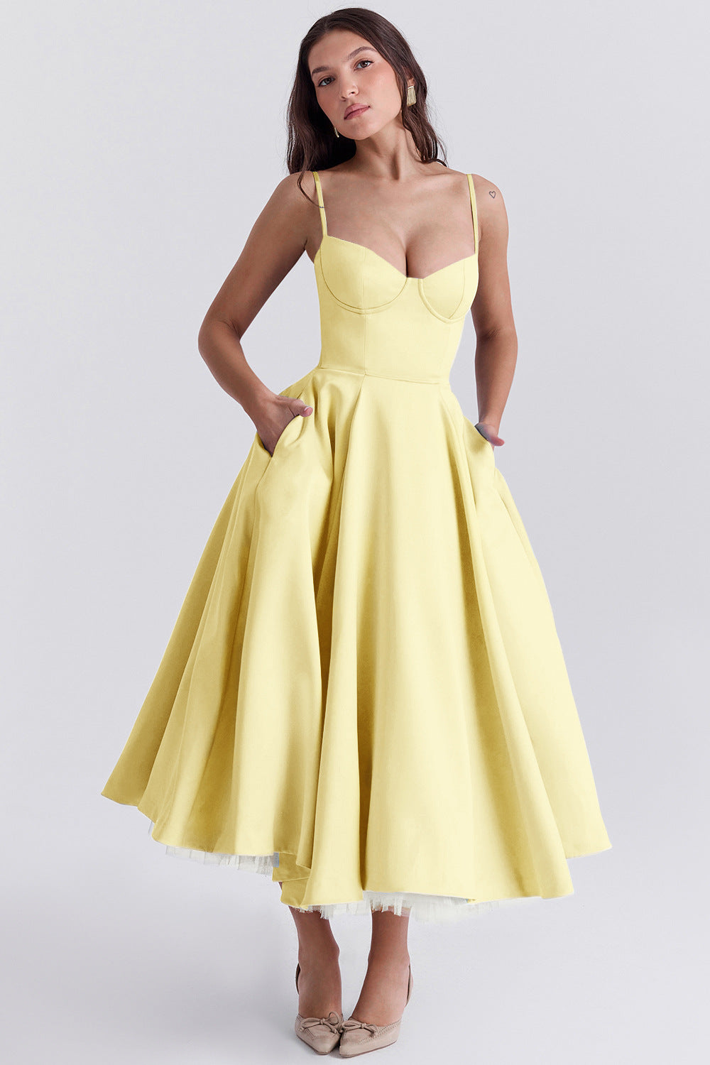 French Mesh Princess Dress with Large Swing
