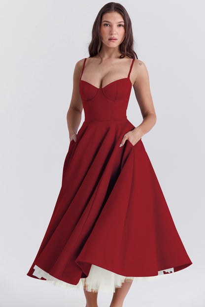 French Mesh Princess Dress with Large Swing