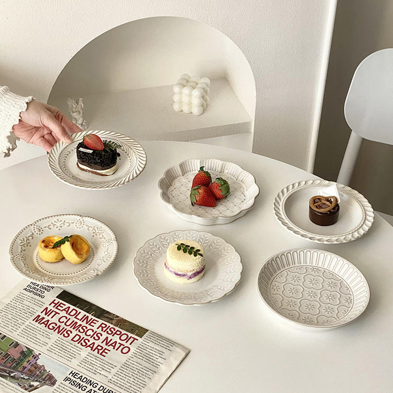 French Retro Ceramic Plate