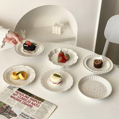 French Retro Ceramic Plate