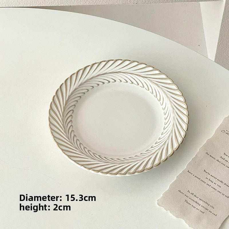 French Retro Ceramic Plate