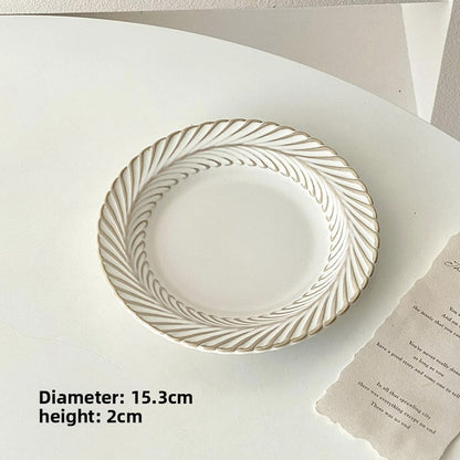 French Retro Ceramic Plate
