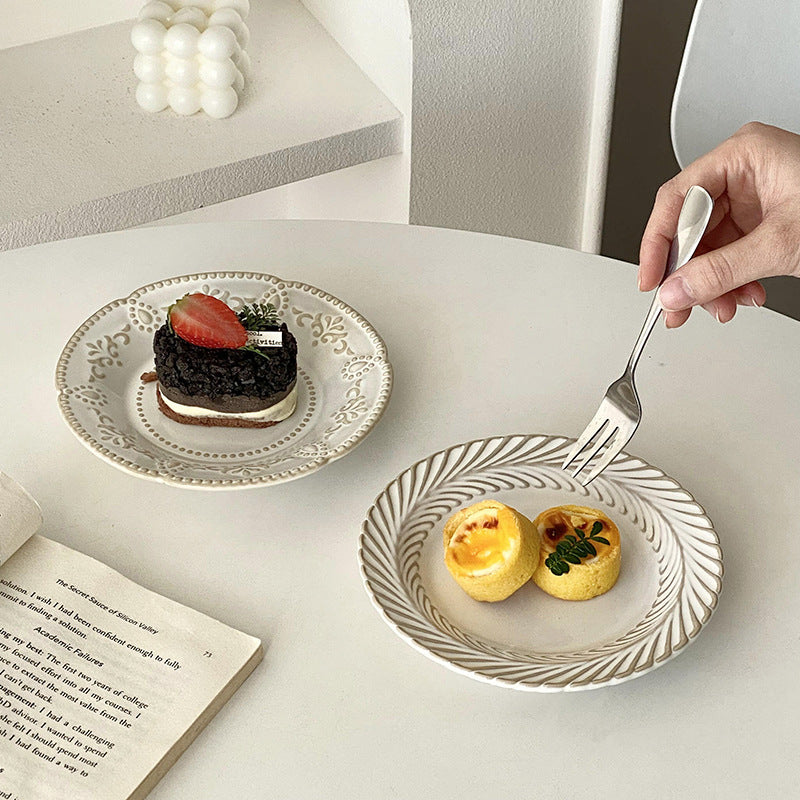 French Retro Ceramic Plate