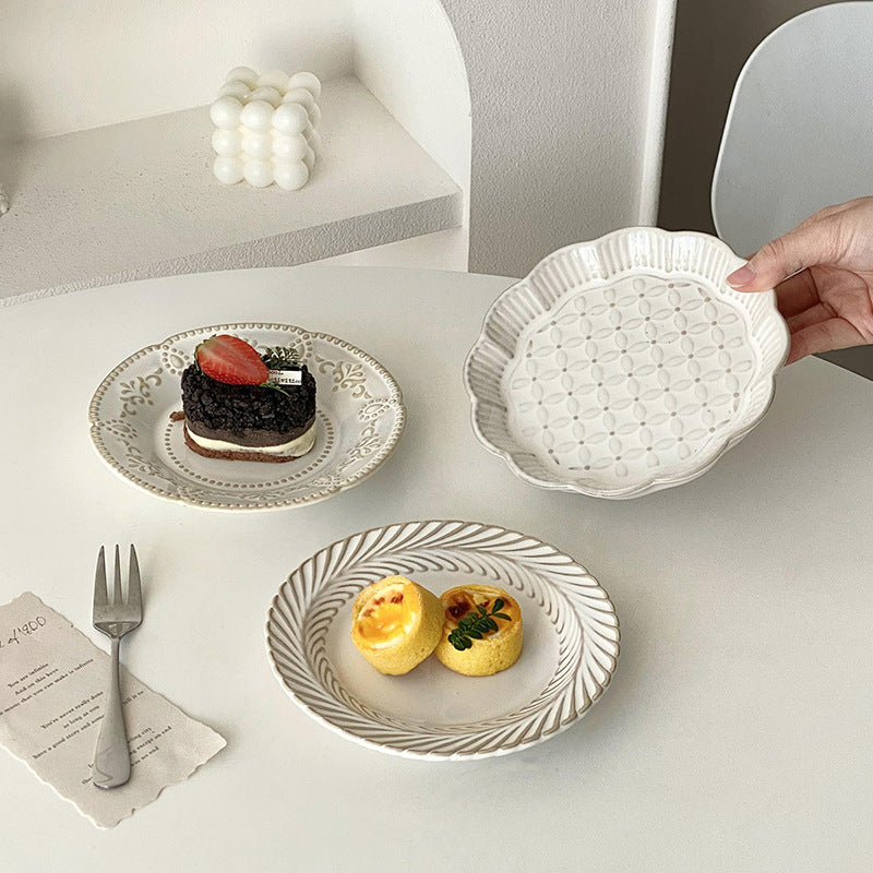 French Retro Ceramic Plate