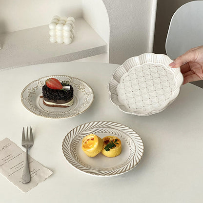 French Retro Ceramic Plate