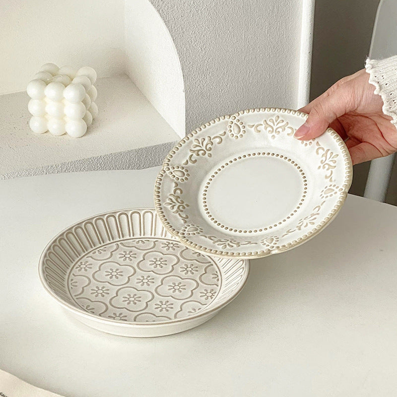 French Retro Ceramic Plate